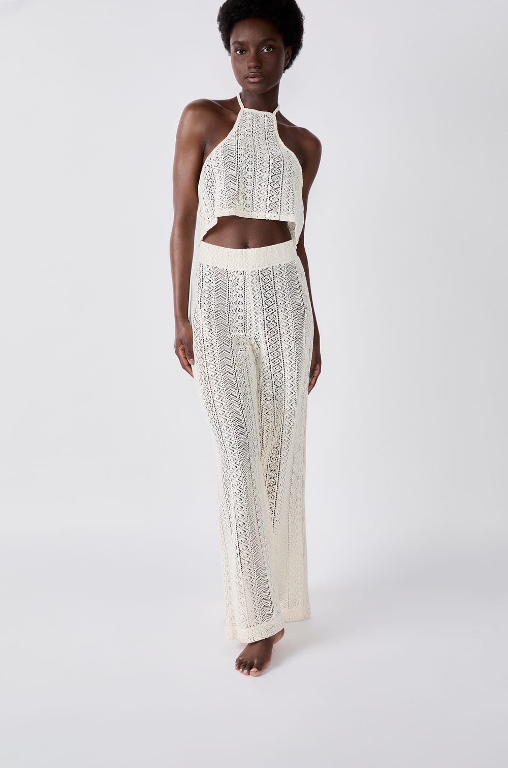 Pantalon de plage en crochet;${refinementColor}