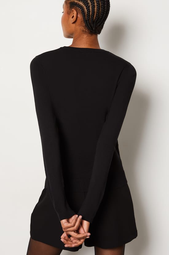 Pull col rond manches longues;${refinementColor}