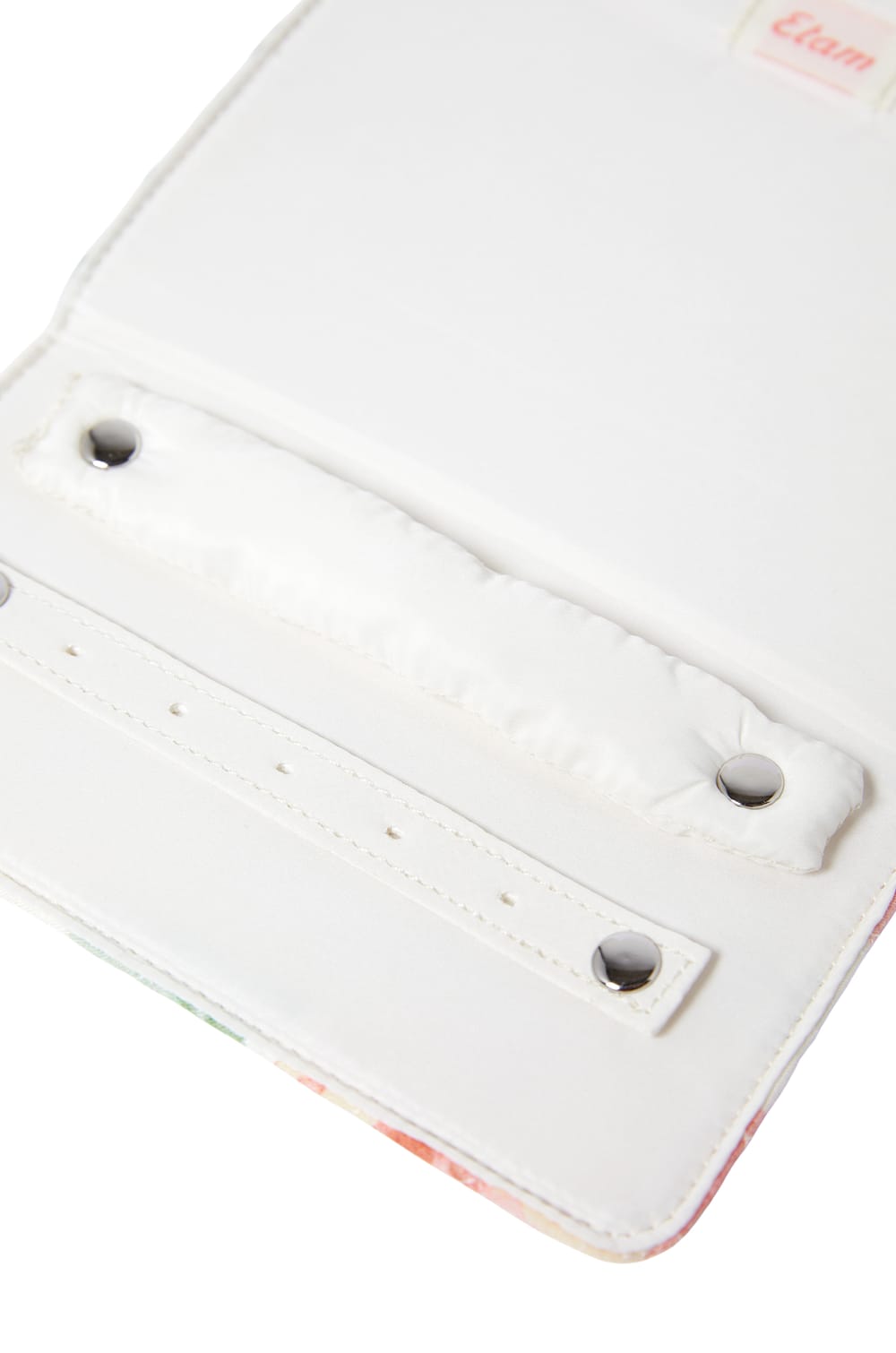 Trousse &agrave; bijoux matelass&eacute;e &agrave; motifs fleurs;${refinementColor}