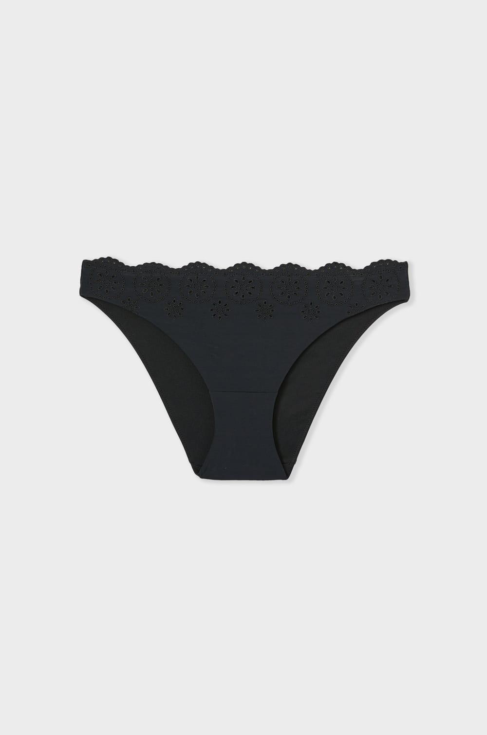 Embroidered bikini bottom;${refinementColor}
