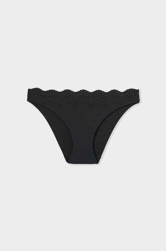 Embroidered bikini bottom;${refinementColor}