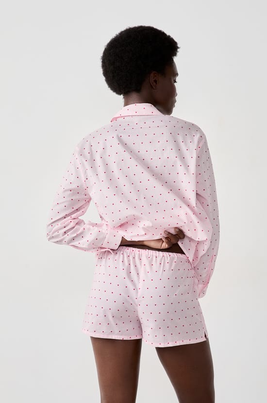 Short de pyjama à pois ;${refinementColor}