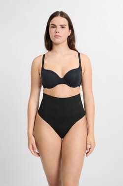 High-Waist Shaping Thong - Medium Support;${refinementColor}