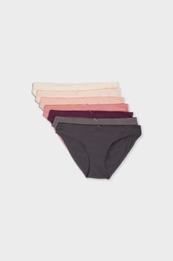 Multipack of 7 Cotton Briefs;${refinementColor}