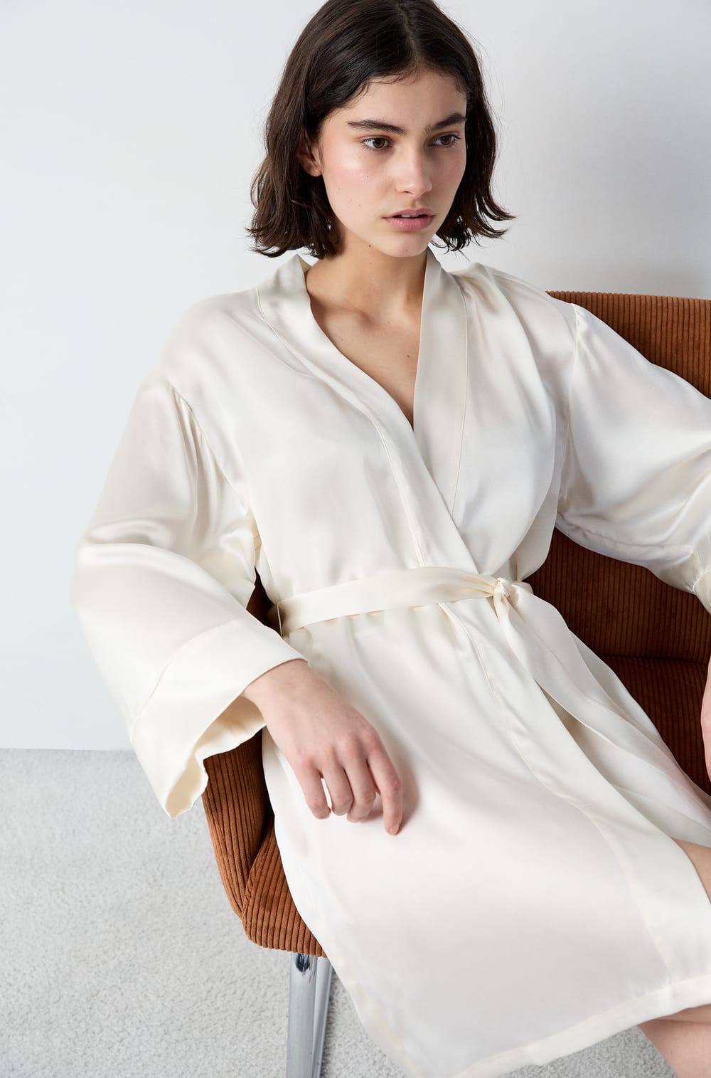 Silk Robe PEARLY PERLE ETAM