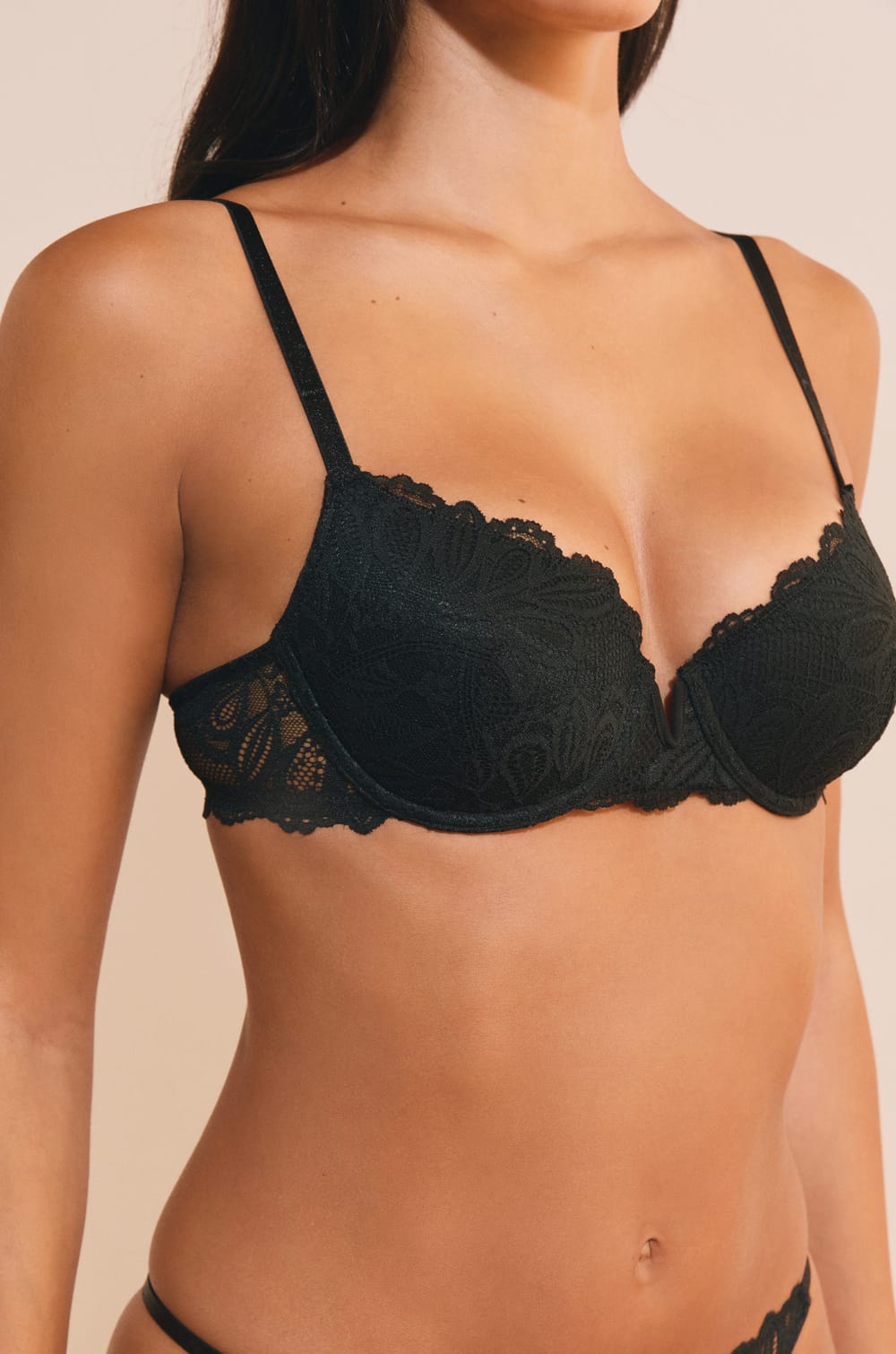 Soutien-gorge N.4 - Le coques fines en dentelle;${refinementColor}