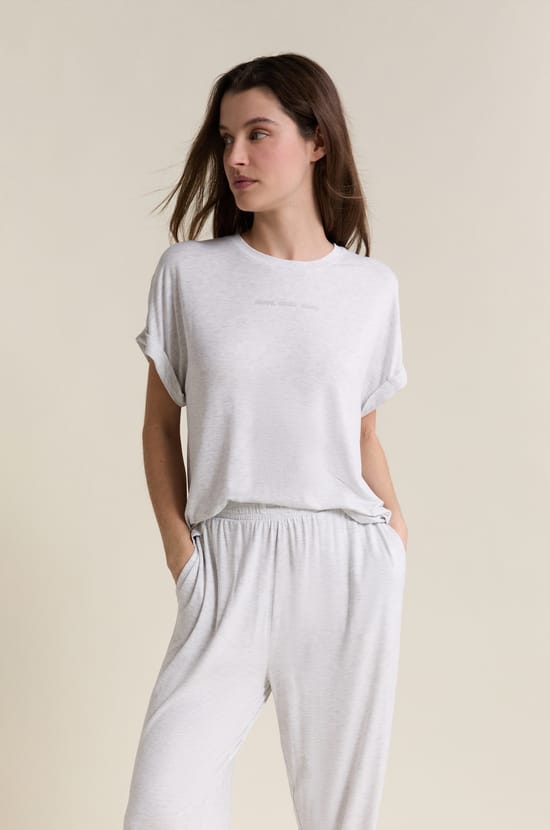 Short-Sleeved Pajama T-Shirt;${refinementColor}