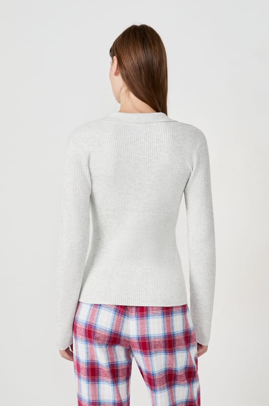 Polo manches longues;${refinementColor}