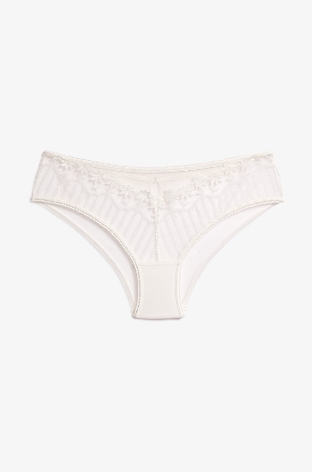 Embroidered Tulle Hipster;${refinementColor}