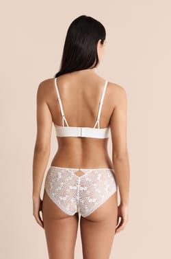 Soutien-gorge N.8 - Le triangle sans armatures en dentelle sans teinture;${refinementColor}