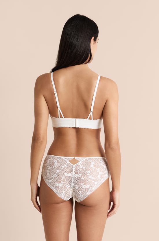 Soutien-gorge N.8 - Le triangle sans armatures en dentelle sans teinture;${refinementColor}