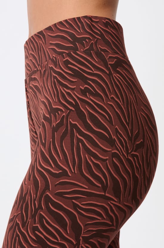 Patterned Cotton Leggings;${refinementColor}