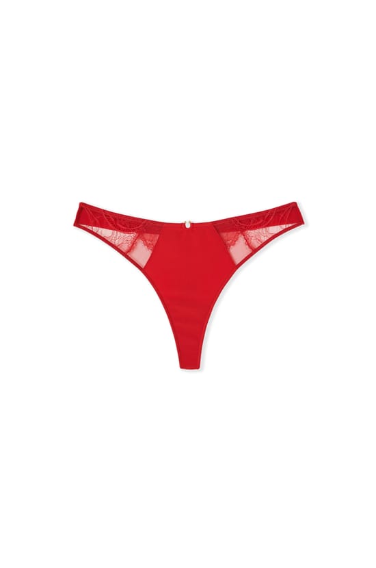 Lace Thong;${refinementColor}