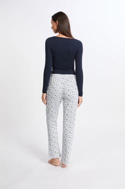 Ensemble de pyjama 2 pièces à motifs avec coton;${refinementColor}