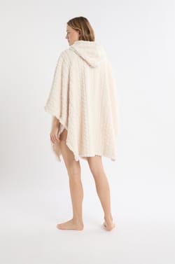 3/4 Sleeve Poncho;${refinementColor}