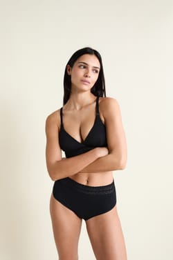 Maternity midi brief with lace details;${refinementColor}