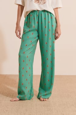 Pantalon de pyjama &agrave; motifs chiens;${refinementColor}