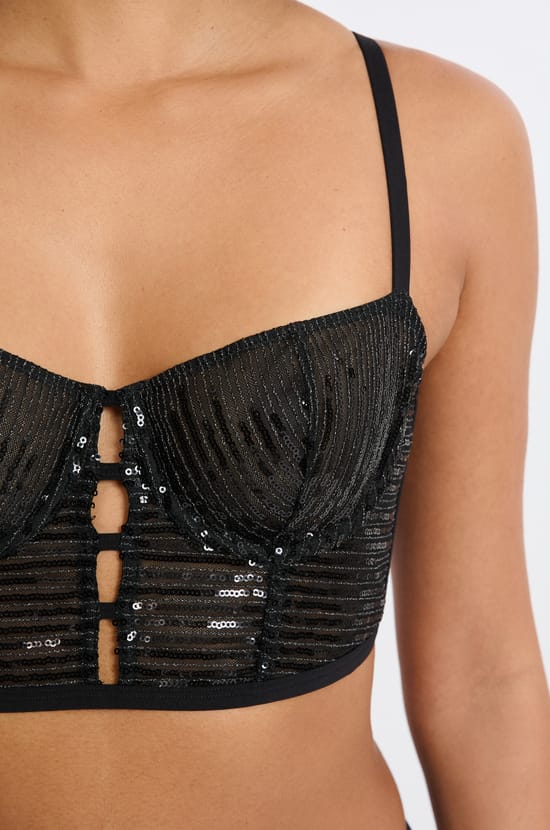 Bra N.9 - Sequin Bustier;${refinementColor}