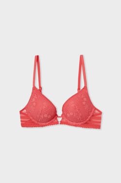 Soutien-gorge N.2 - Le push-up plongeant en dentelle;${refinementColor}