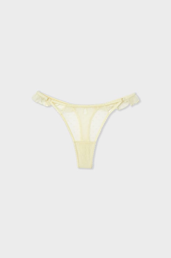 Thong in Tulle;${refinementColor}