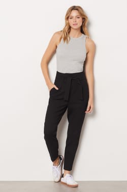 Straight Cut Trousers;${refinementColor}