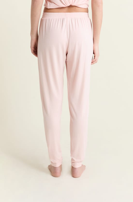 Pantal&oacute;n de pijama liso de modal;${refinementColor}