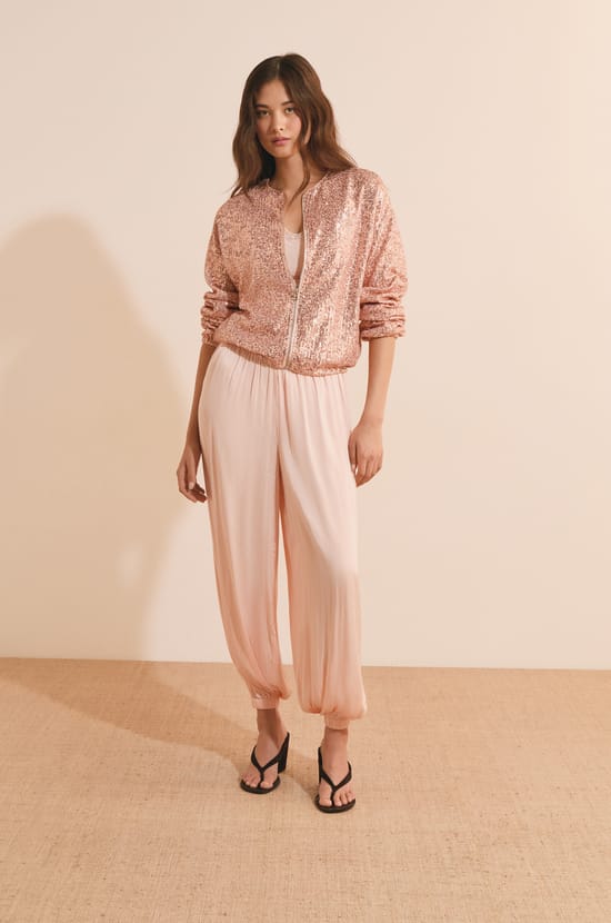 Veste &agrave; sequins;${refinementColor}