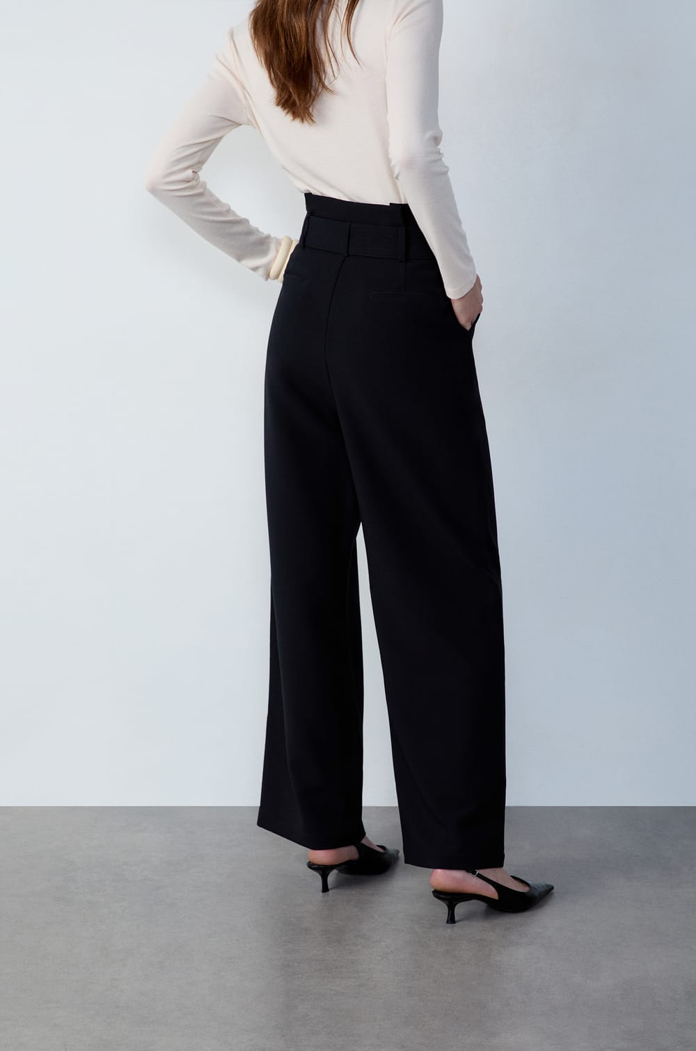 Wide Tie-Waist Trousers;${refinementColor}