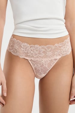 Lace Thong;${refinementColor}