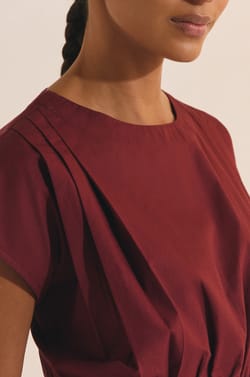 Top court en coton;${refinementColor}