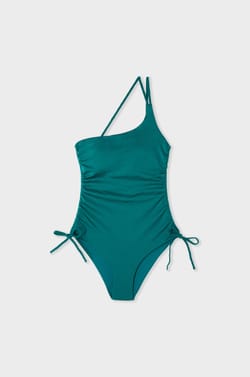 Maillot de bain 1 pi&egrave;ce asym&eacute;trique;${refinementColor}