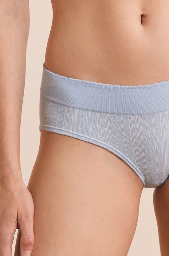 Boyshort in Pointelle;${refinementColor}