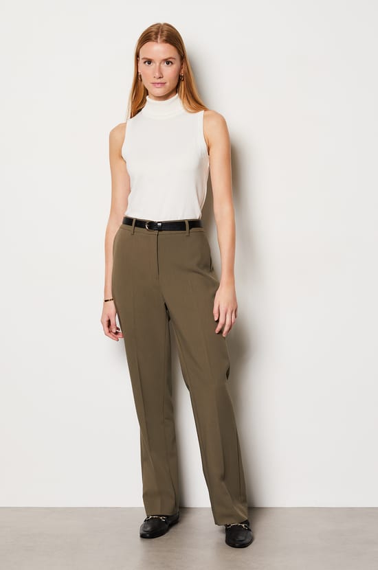 Pantalon en twill coupe large;${refinementColor}