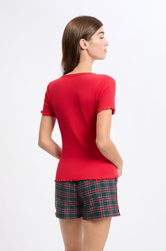 Ensemble de pyjama 2 pièces en coton - SPE US & MX;${refinementColor}