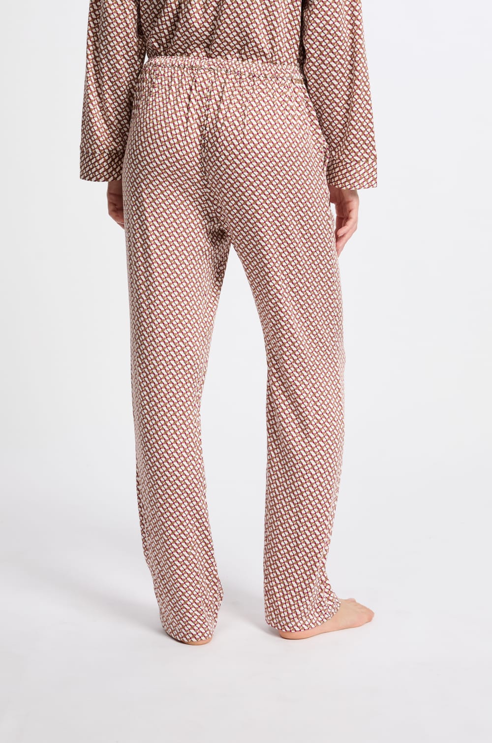 Pantalon de pyjama à motifs;${refinementColor}