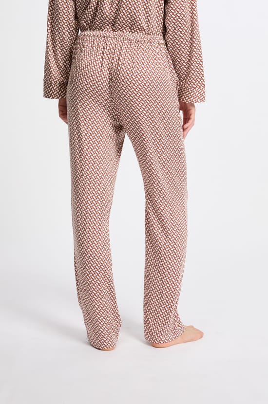 Pantalon de pyjama à motifs;${refinementColor}