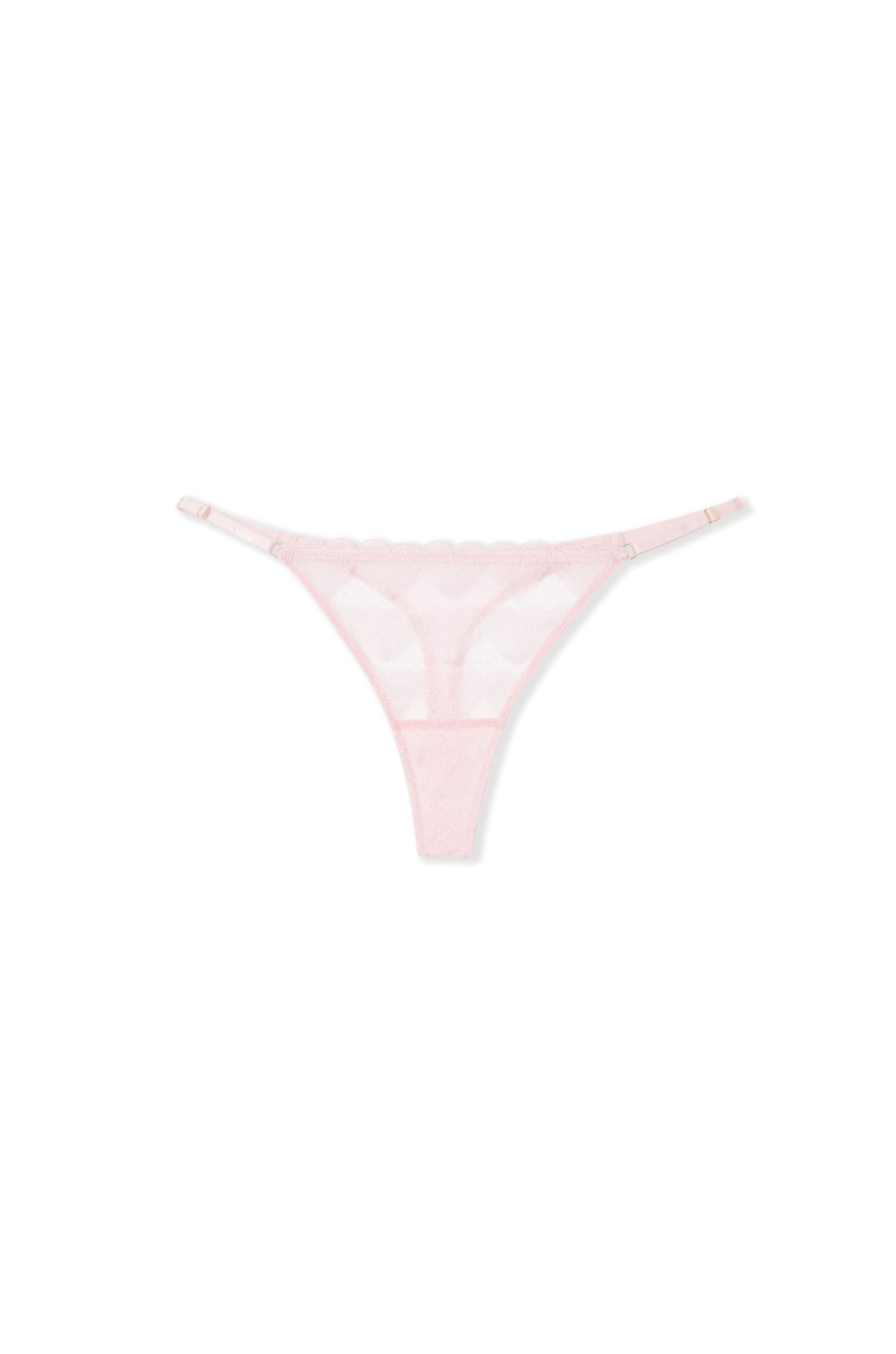 Heart Embroidery Thong;${refinementColor}