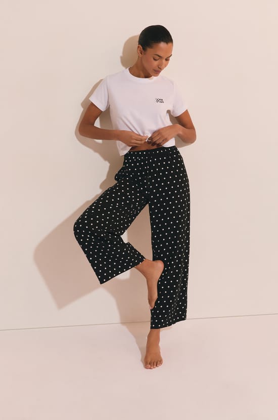 Pantalon de pyjama &agrave; rayures;${refinementColor}