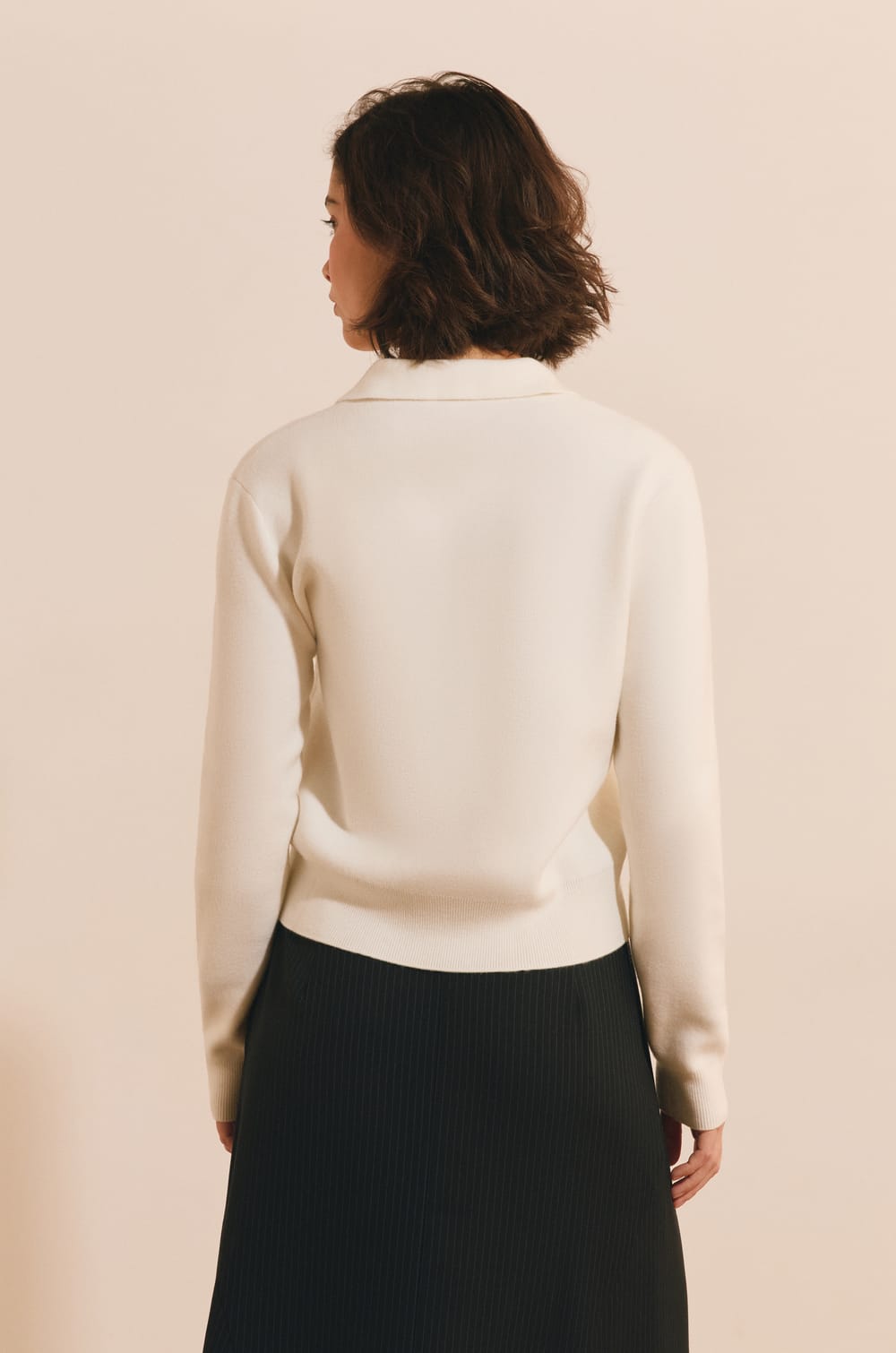 Pull manches longues avec lien &agrave; nouer;${refinementColor}