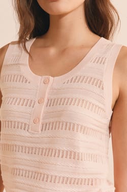 Top en maille ajour&eacute;e;${refinementColor}