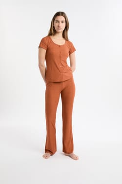 Heart Print Pyjama T-shirt;${refinementColor}