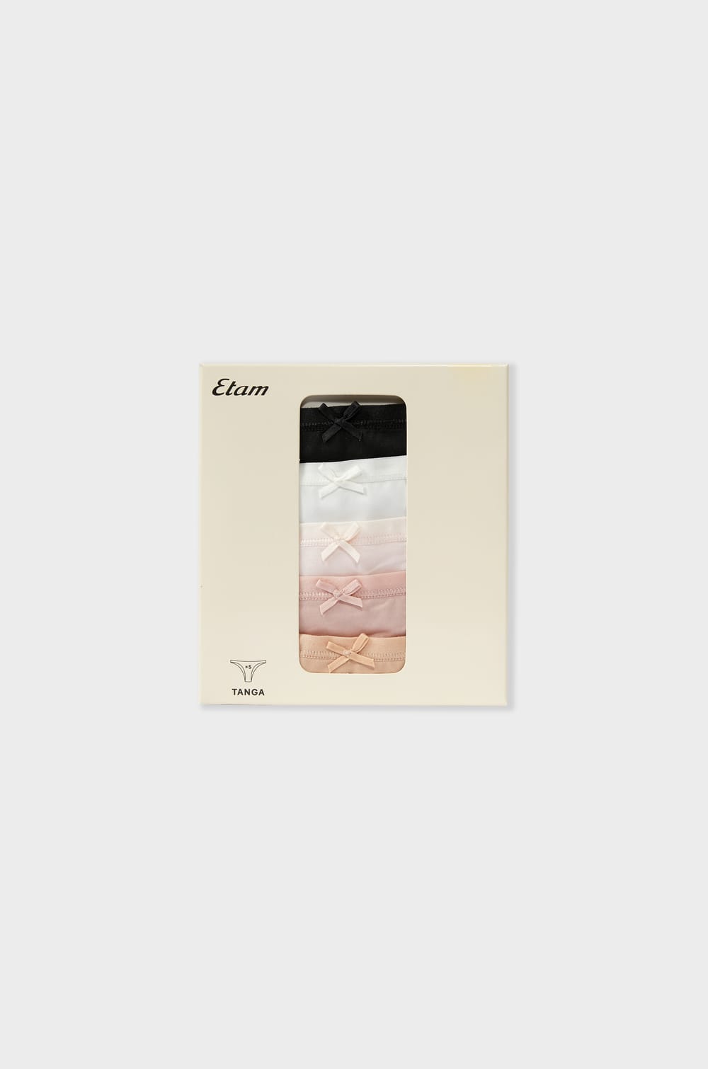 Pack of 5 microfibre tangas;${refinementColor}