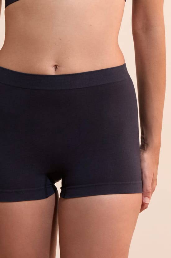 Seamless Boyshort in Organic Cotton;${refinementColor}