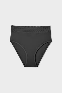 Culotte midi de maternit&eacute; d&eacute;tails dentelle;${refinementColor}