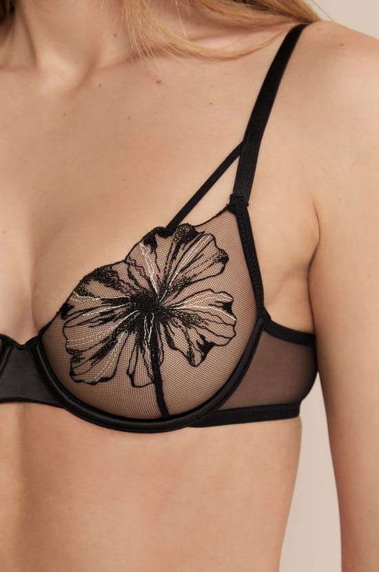 Soutien-gorge en broderie;${refinementColor}