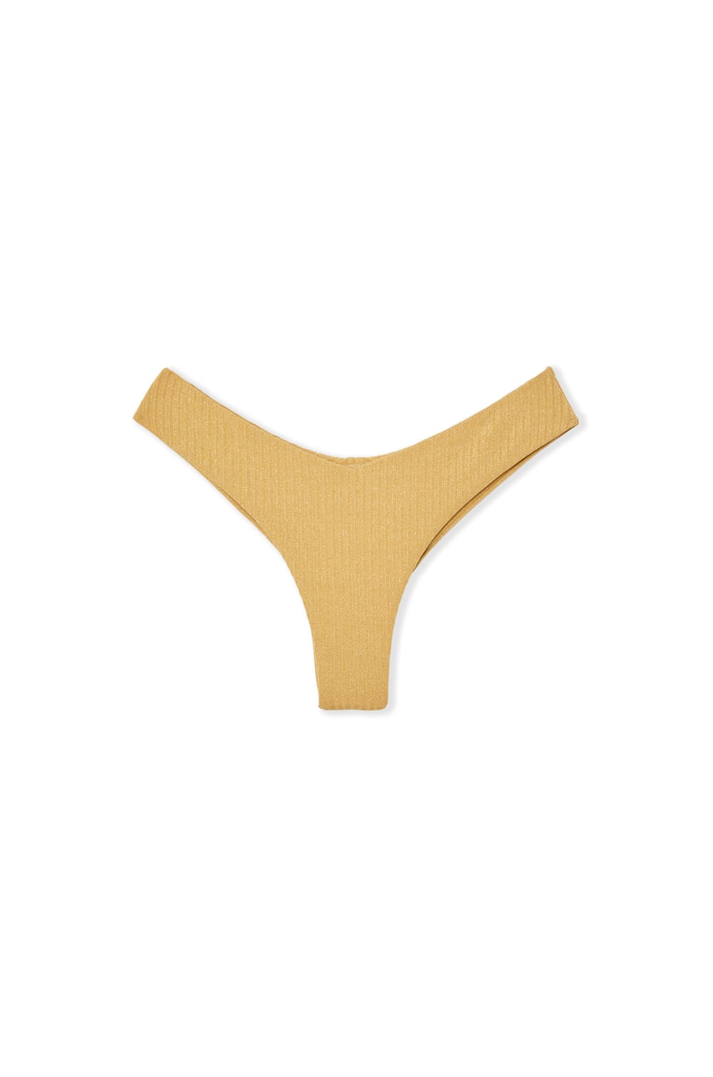 Braga de bikini de talle alto brillante;${refinementColor}