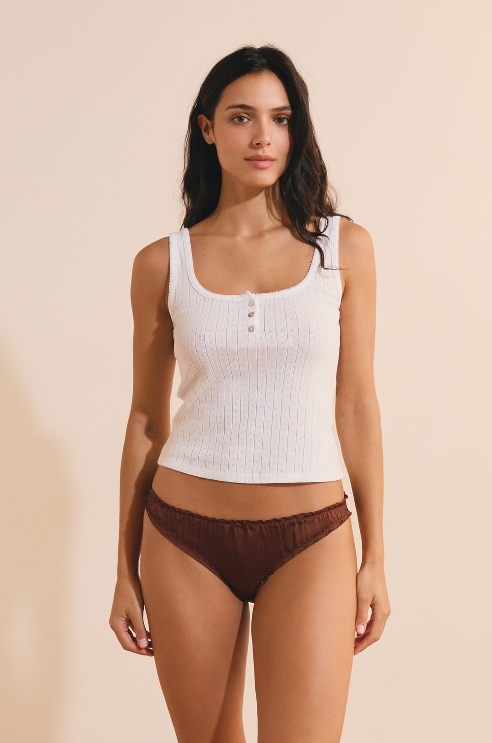Culotte bloomer satin&eacute;e;${refinementColor}