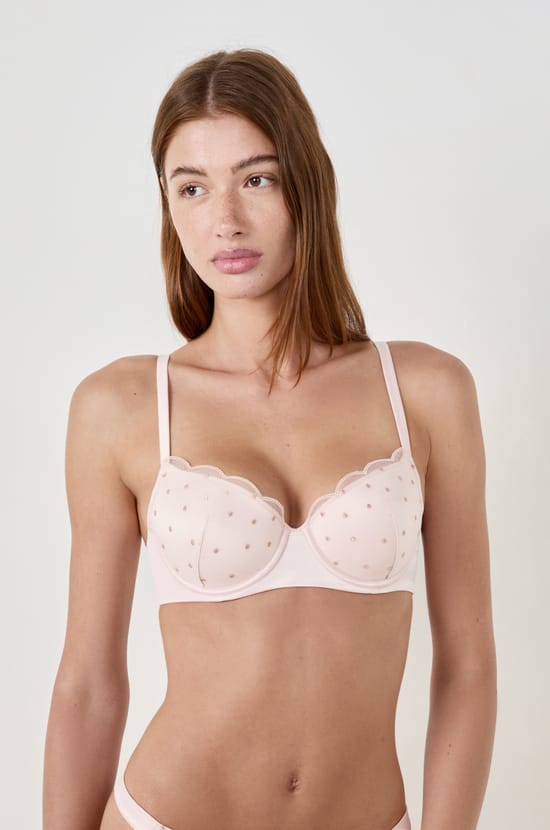 Bra No.4 - The Lightly Lined with Embroidery;${refinementColor}