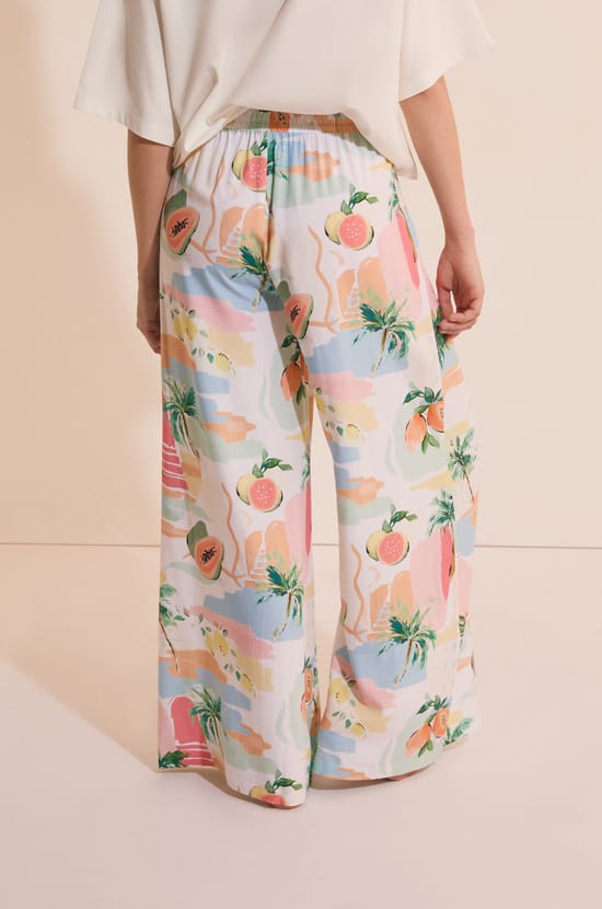 Pyjama Trousers with Patterns;${refinementColor}