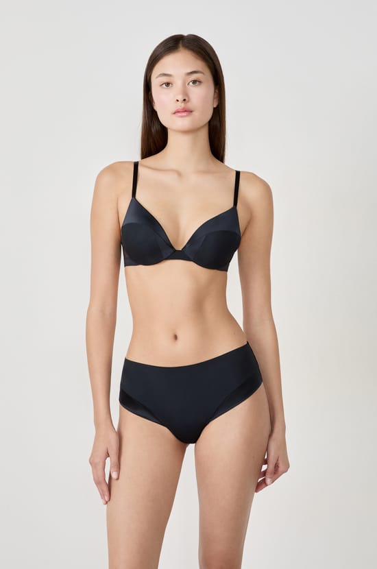 Satin Microfibre Boyshort;${refinementColor}